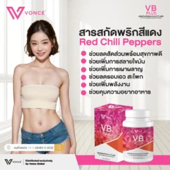 VB Plus วีบี พลัส ลดน้ำหนัก ลดความอ้วน ลดพุง กระชับสัดส่วน เร่งเผาผลาญ คุมหิว VONCE