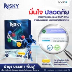 Nsky เอ็นสกาย อาหารเสริมเพื่อสุขภาพ ข้อ เข่า กระดูกข้อต่อ ปวดหลัง มือชา เก๊าท์ รูมาตอยด์