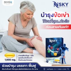 Nsky เอ็นสกาย อาหารเสริมเพื่อสุขภาพ ข้อ เข่า กระดูกข้อต่อ ปวดหลัง มือชา เก๊าท์ รูมาตอยด์